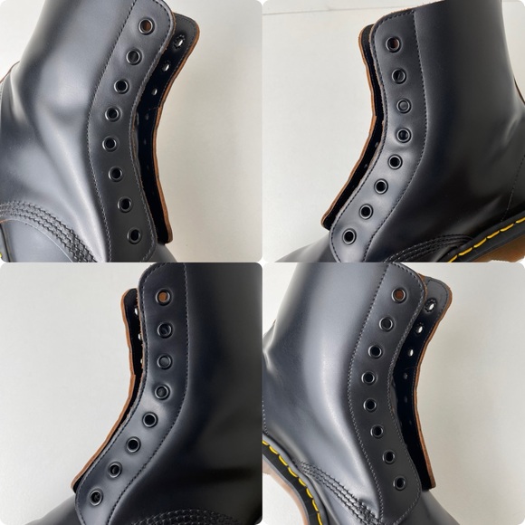 Dr. Martens MIE Black Quilon Leather 1460 England Boots UK 8 - Picture 16 of 16
